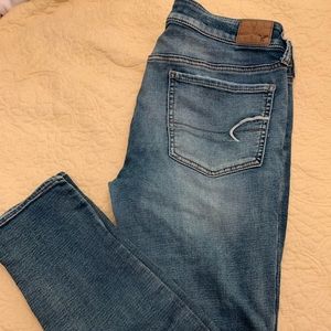 american eagle super stretch skinny jeans